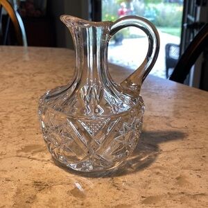 ANTIQUE CRUET EAPG~PURITAN by ROBINSON GLASS CO ca. 1895~CLEAR CRYSTAL~NICE~G11